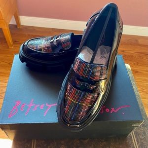Betsy Johnson Barrie Black Multi 8.5